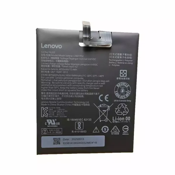 Original cell phone battery L16D1P32 for LENOVO PHAB2 PLUS