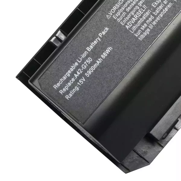 Replacement laptop battery for ASUS ROG G750,G750J,G750JS,G750JW,G750JH,G750JX,G750JM,G750JZ - Image 3