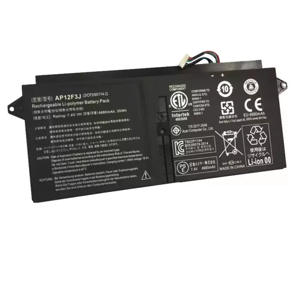 Original laptop battery for ACER AP12F3J