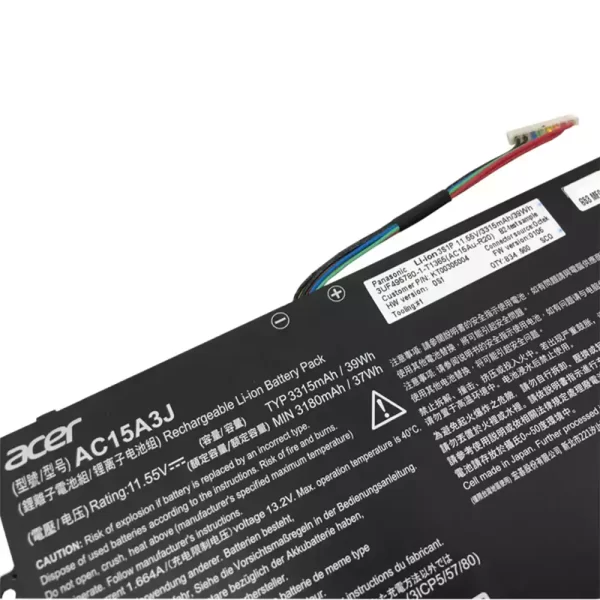 Original laptop battery for ACER AC15A3J - Image 3