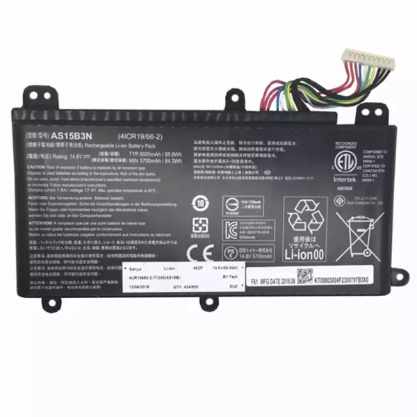 Original laptop battery for ACER AS15B3N