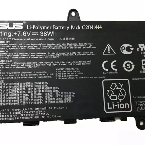 Original laptop battery for ASUS C21N1414 - Image 3