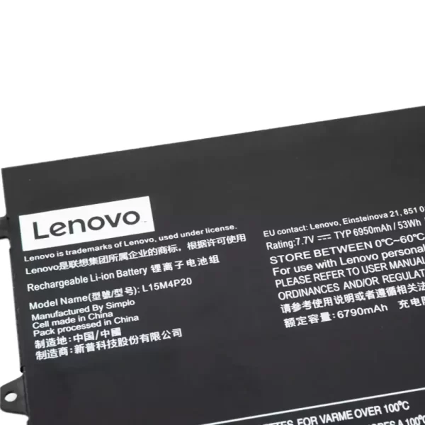 Original laptop battery for LENOVO L15M4P20 - Image 3