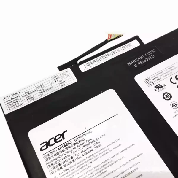 Original laptop battery for ACER AP16B4J - Image 3