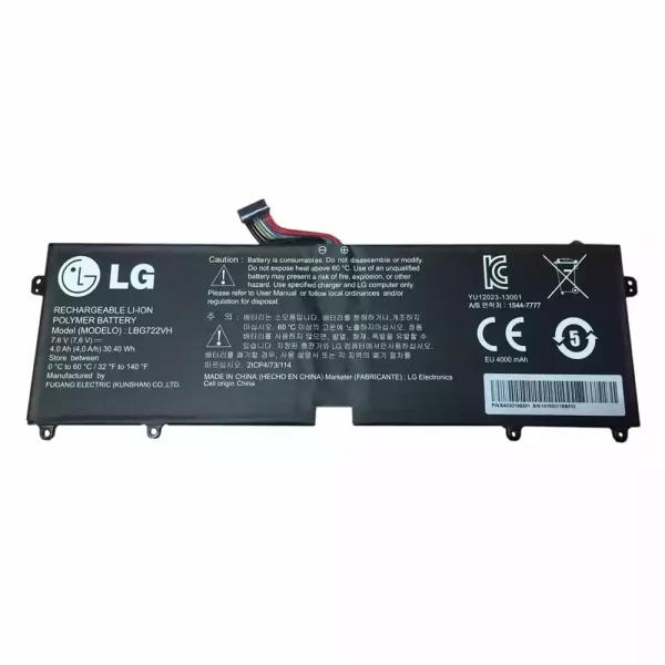 Original laptop battery for LG LBG722VH