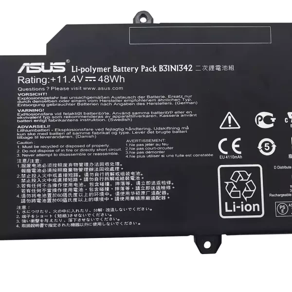 Original laptop battery for ASUS B31N1342 - Image 3