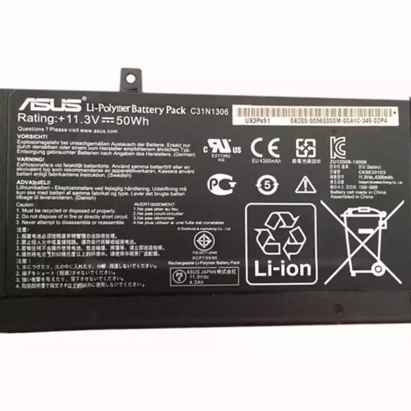 Original laptop battery for ASUS C31N1306 - Image 3