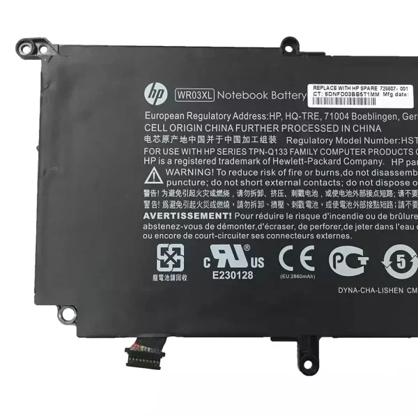 Original laptop battery for HP WR03XL - Image 3