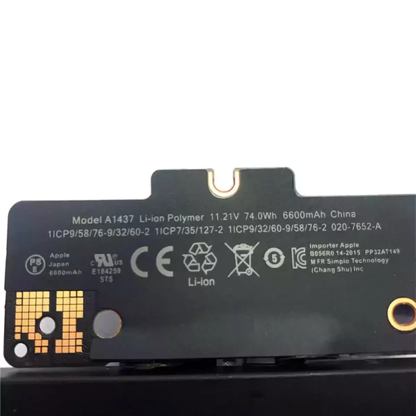 Original laptop battery for  Apple MacBook MacBook Pro 13 Retina A1425 - Image 3