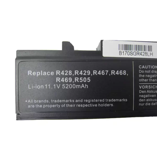 Original laptop battery for  SAMSUMG R428,R429,R439,R440,R467,R468,R470,RV411 - Image 3