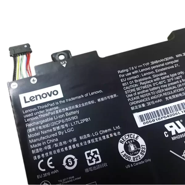 Original laptop battery for  LENOVO L17L2PB1,L17M2PB1 - Image 3