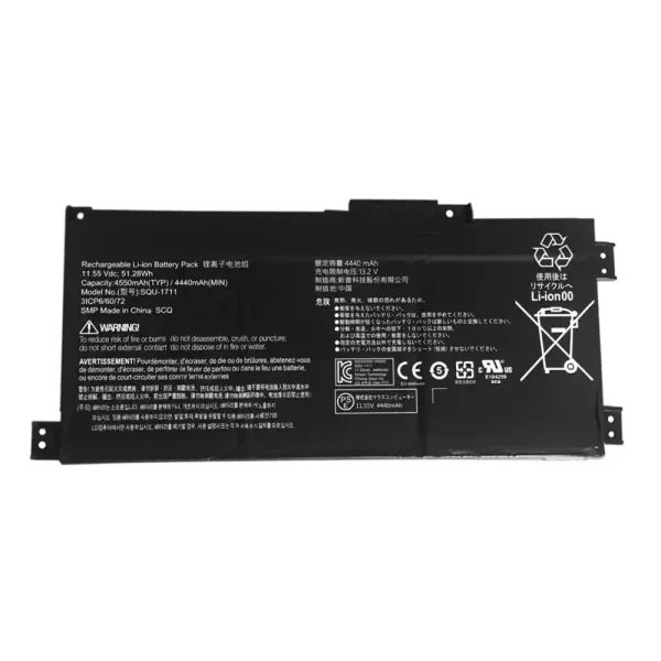 Original laptop battery for  THUNDEROBOT G7000M,G8000M,911Targa