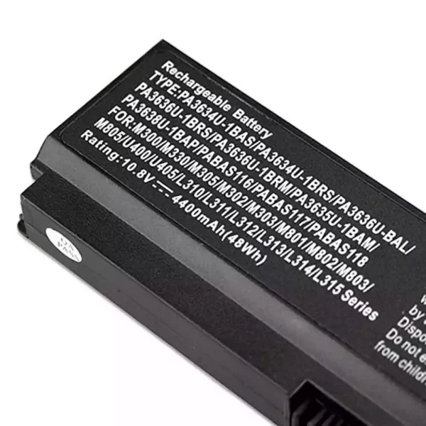 Original laptop battery for  TOSHIBA PA3634U-1BRS - Image 3