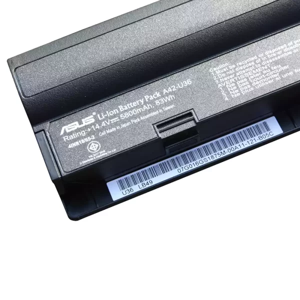 Original laptop battery for  ASUS A42-U36,A41-U36,A32-U36 - Image 3