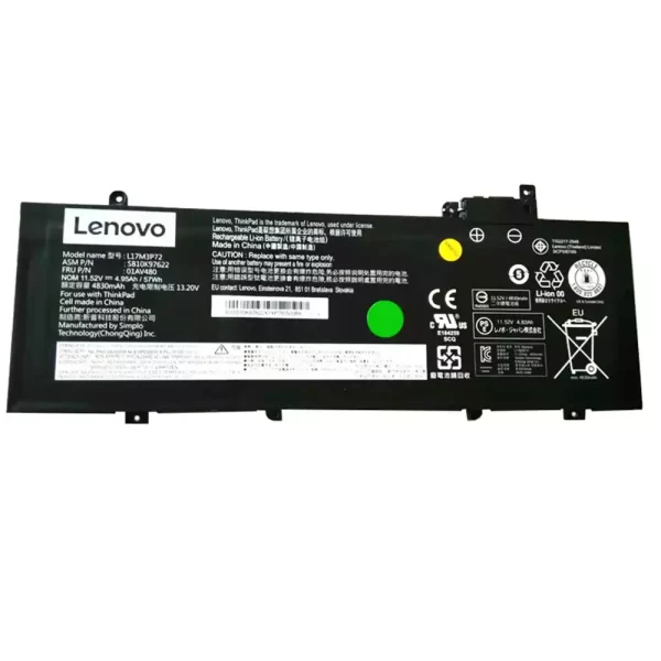 Original laptop battery for  LENOVO L17M3P72