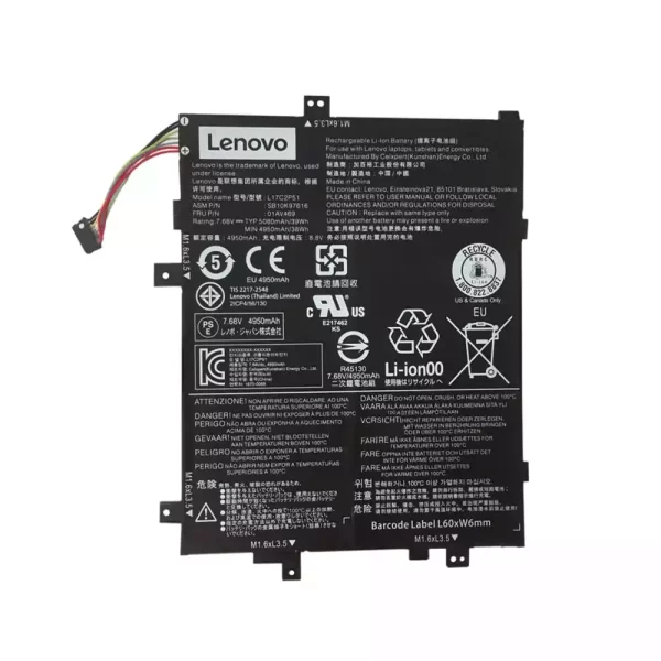 Original laptop battery for  LENOVO L17C2P51,L17S2P51