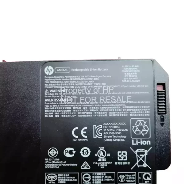 Original laptop battery for  HP AM06XL - Image 3