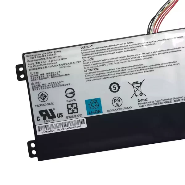 Original laptop battery for  GETAC NP14N1 - Image 3