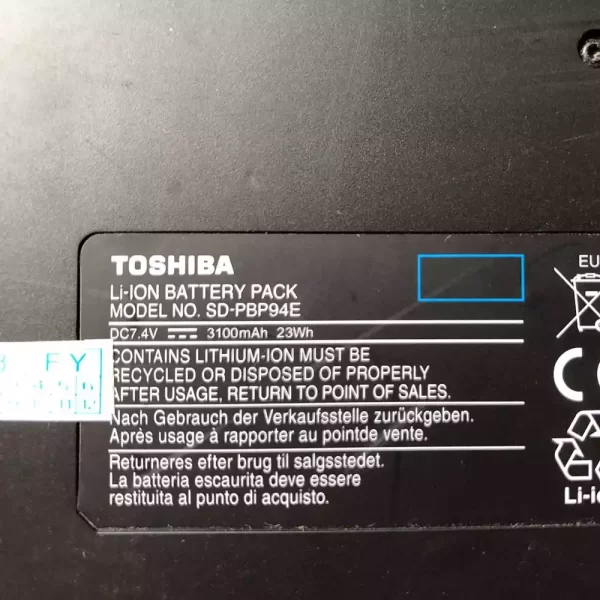 Original laptop battery for  TOSHIBA SD-PBP94E - Image 3