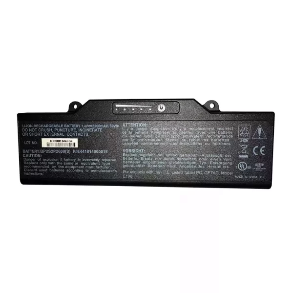 Original laptop battery for  Getac BP2S2P2600(S),441814800016