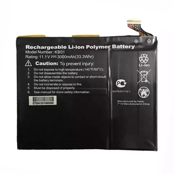 Original laptop battery for  Getac Gaution KB01