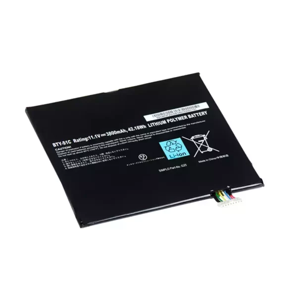 Original laptop battery for  MSI BTY-S1C