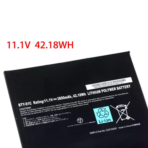 Original laptop battery for  MSI BTY-S1C - Image 3