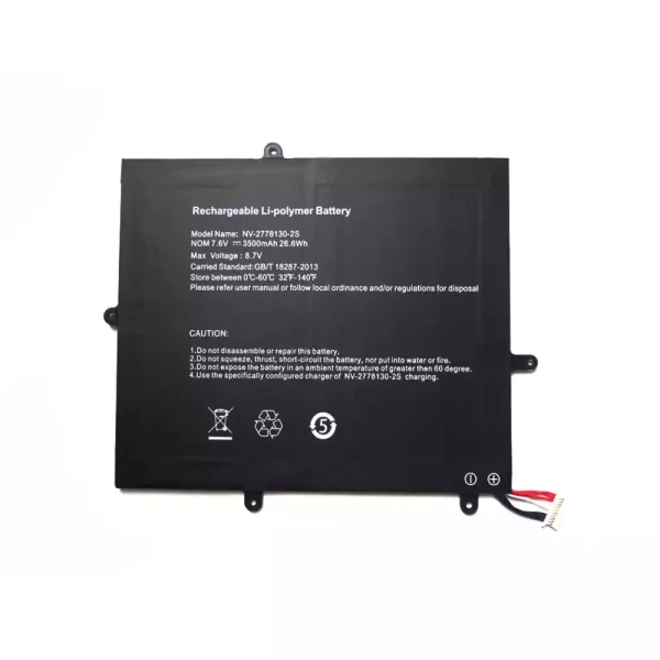 Original laptop battery for NV-2778130-2S,JUMPER Ezbook X1