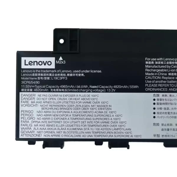 Original laptop battery for LENOVO Xiaoxin AIR 14 2020,Xiaoxin AIR-14IIL 2020,IdeaPad 5 15ARE05 - Image 3