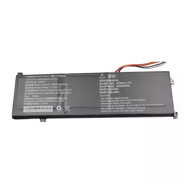 Original laptop battery for SSBS81 MECHREVO Code 10