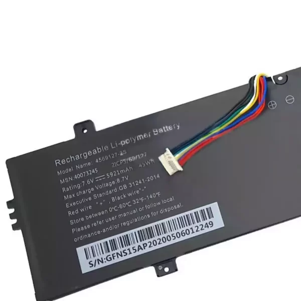 Original laptop battery for 4569127-2S 40073245 - Image 2