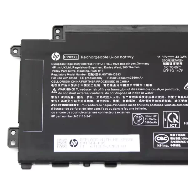 Original laptop battery for HP PV03XL PP03XL - Image 3