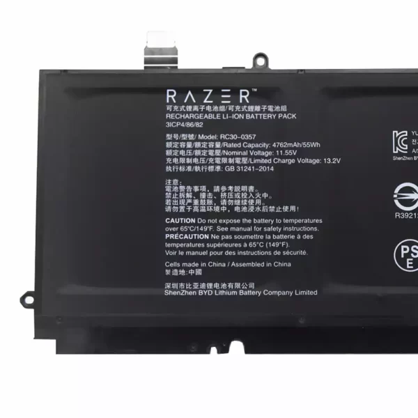 Original laptop battery for RC30-0357 RZ09-0357 Razer book 13 - Image 3