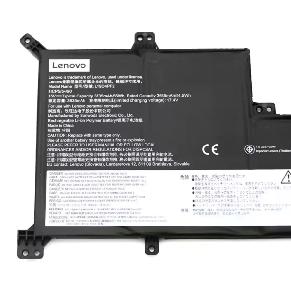 Original laptop battery for LENOVO L19D4PF2 L19L4PF2 5B10W89846 SB10W89847 - Image 3