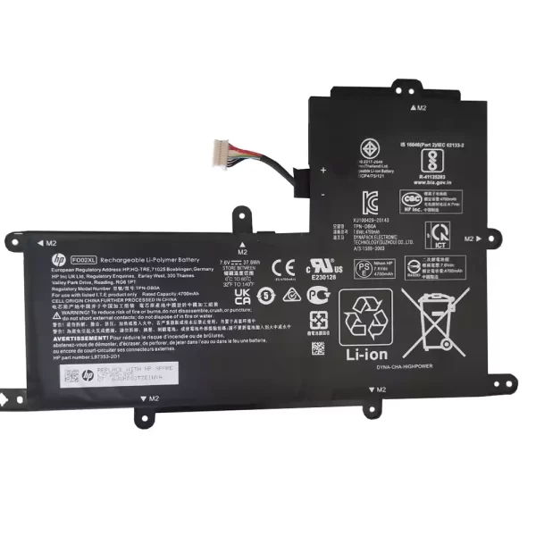 Original laptop battery for HP FO02XL