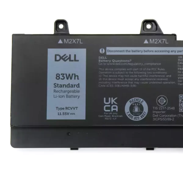 Original laptop battery for DELL RCVVT - Image 3