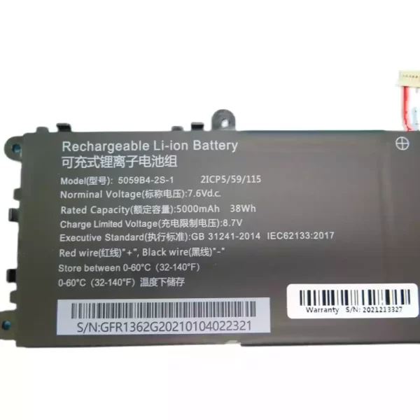 Original laptop battery for 5059B4-2S-1 - Image 3