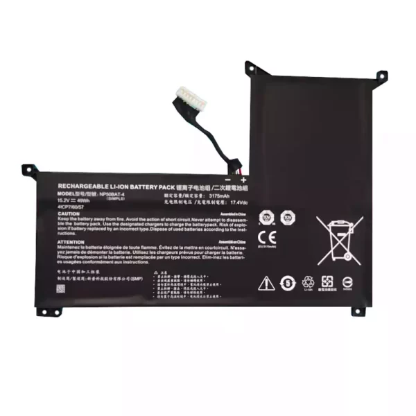 Original laptop battery for ThundeRobot 911M TR HJK,SCHENKER XMG Focus 15