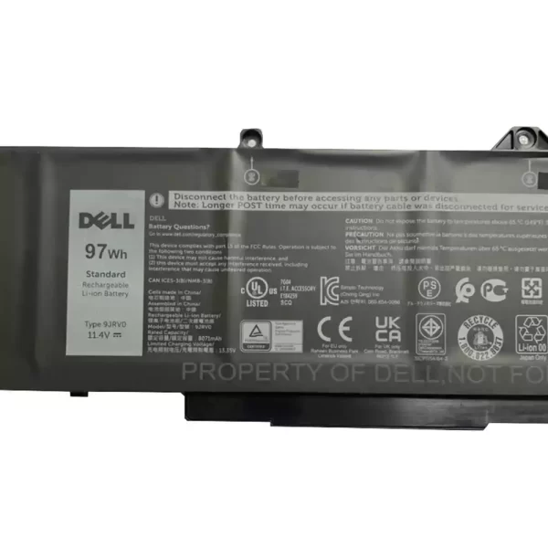 Original laptop battery for DELL Precision 15 3561 - Image 3