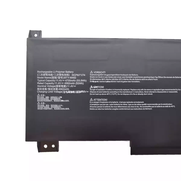 Original laptop battery for MSI Pulse GL76 9S7 11UDK,GL66 GF66 - Image 3