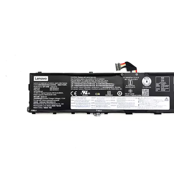 Original laptop battery for LENOVO ThinkPad P1 G4 SB11B79215 SB11B79216 5B11B79217 5B11B79218 - Image 3