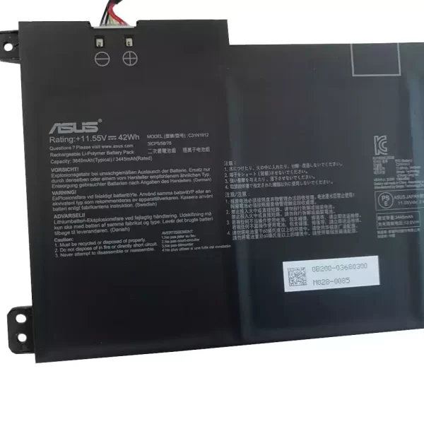 Original laptop battery for ASUS C31N1912 - Image 3