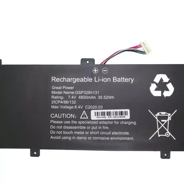 Original laptop battery for GSP3285131 U3285131P-2S1P U3285131PV-2S - Image 2