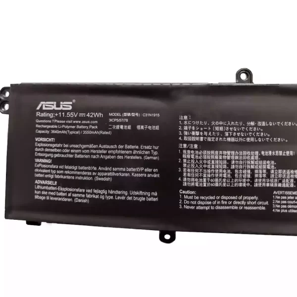 Original laptop battery for ASUS C31N1915 - Image 2