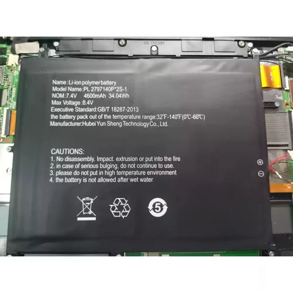 Original laptop battery for PL2797140P*2S-1 odys winbook 13