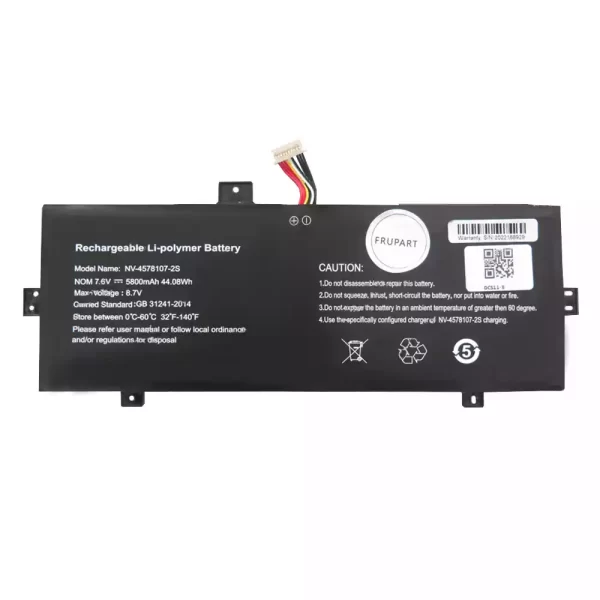 Original laptop battery for NV-4578107-2S