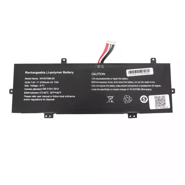 Original laptop battery for NV-537098-2S