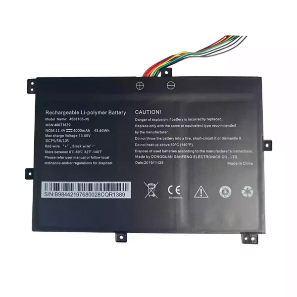 Original laptop battery for 4558105-3S 40073659