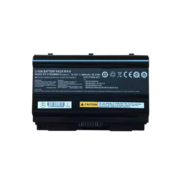 Original laptop battery for CLEVO P180HMBAT-8 6-87-P180S 6-87-P180S-4271