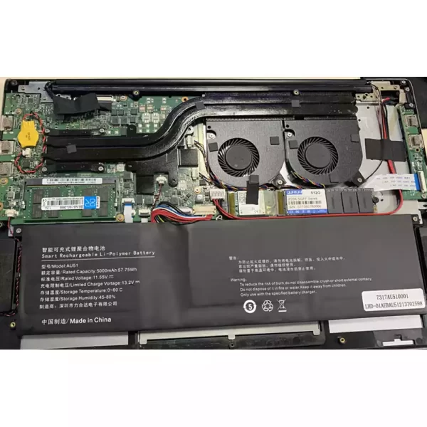 Original laptop battery for HIPAA S3 AU51